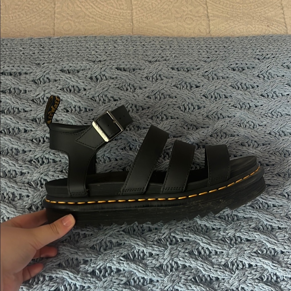 Dr. Martens Black Platform Sandals